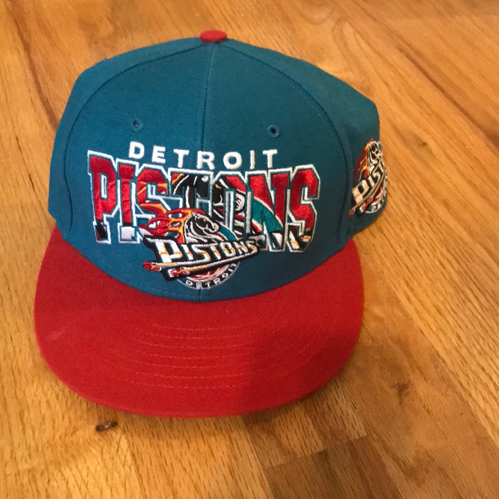 Hardwood Classics Detroit Pistons Snap Back Hat